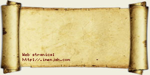 Hana Sinđelić vizit kartica